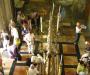 Kissing Jesus' tomb