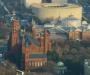 Smithsonian castle from the air